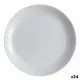 Plato Llano Luminarc Diwali Granit Gris Vidrio 25 cm Vidrio templado (24 Unidades)