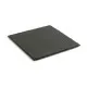 Slate Effect Ceramic Tray Quid Gastro Fun Black (30 x 30 cm) (12 Units)