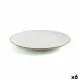 Flat plate Ariane Terra Ceramic Beige (24 cm) (6 Units)