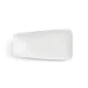 Flat plate Ariane Vital Rectangular Ceramic White (29 x 15,5 cm) (6 Units)