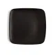 Flat Plate Ariane Antracita Squared Black Ceramic 20 cm (12 Units)