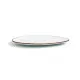 Flat plate Ariane Terra Triangular Ceramic Beige (Ø 29 cm) (6 Units)