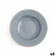Deep Plate Ariane Terra Ceramic Blue (Ø 26 cm) (6 Units)