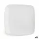 Flat plate Ariane Vital Squared Ceramic White (27 x 21 cm) (12 Units)