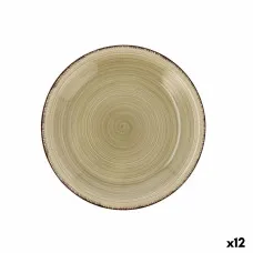 Dessert dish Quid Natura Vita Ceramic Green (19 cm) (12 Units)