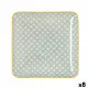 Snack tray Quid Pippa Squared Ceramic Multicolour (21 x 21 cm) (8 Units)