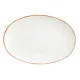 Serving Platter Ariane Terra Oval Ceramic Beige (Ø 26 cm) (12 Units)