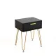 Nightstand Vinthera Moa Black Plastic 40 x 30 x 50 cm