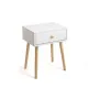 Nightstand Vinthera Moa White Plastic 40 x 30 x 50 cm