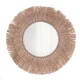 Wall mirror Vinthera Moa Raffia Natural (4 Units)