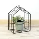 Planter with stand Vinthera Moa Green Metal 20 x 13 x 27 cm (6 Units)