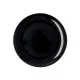 Flat Plate Quid Select Basic Black Melamin Ø 25 cm (24 Units)