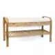Shoe bench Vinthera Moa Beige Wood 90 x 33 x 50 cm