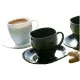Juego de Tazas con Platos Luminarc Carine N&b Blanco Negro Vidrio 220 ml 12 Piezas