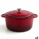 Casserole with lid Bidasoa Fierro Red Ø 28 cm 6 L (2 Units)