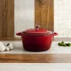 Casserole with lid Bidasoa Fierro Red Ø 28 cm 6 L (2 Units)