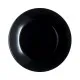 Plato Llano Luminarc Zelie Negro Negro Vidrio Ø 25 cm (12 Unidades)