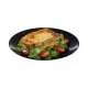 Plato Llano Luminarc Zelie Negro Negro Vidrio Ø 25 cm (12 Unidades)