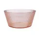 Salad Bowl Quid Sunset Coral Coral Plastic Ø 25 cm (12 Units)