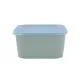 Square Lunch Box with Lid Quid Inspira Green Plastic 1,3 L