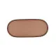 Snack tray Bidasoa Gio Brown Plastic 28 x 12 cm (12 Units)