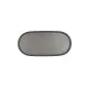 Snack tray Bidasoa Gio Grey Plastic 23 x 10 cm (12 Units)