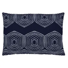 Cushion cover Naturals Blue Mand (50 x 30 cm)