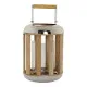 Farol DKD Home Decor Plata Madera Metal (22 x 22 x 32 cm)
