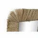 Espejo de pared DKD Home Decor Cristal Natural Jute (55 x 3 x 55 cm)