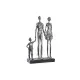 Decorative Figure DKD Home Decor Silver Black Resin Modern Family (26 x 11,5 x 41,5 cm)