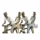 Figura Decorativa DKD Home Decor 27 x 9,5 x 23 cm Cobre Pareja (2 Unidades)