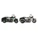 Decorative Figure DKD Home Decor Motorbike 16 x 37 x 19 cm Vintage (2 Units)