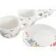 Piece Coffee Cup Set DKD Home Decor Multicolour 180 ml Dolomite