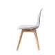 Dining Chair DKD Home Decor Grey Wood Polycarbonate (54 x 47 x 81 cm)