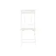 Silla de Jardín DKD Home Decor Metal Blanco (40 x 48 x 93 cm)