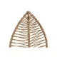 Wall mounted coat hanger Home ESPRIT Natural Jute Metal 12 x 4 x 26 cm
