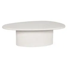 Centre Table Home ESPRIT White Fir wood MDF Wood 100 x 60 x 32 cm