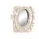 Mirror Set Home ESPRIT White Boho 20 x 1 x 20 cm (3 Pieces)
