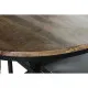 Side table Home ESPRIT Brown Black Iron Mango wood 116 x 72 x 110 cm