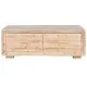 Mesa de Centro Home ESPRIT Natural Madera de abeto Madera MDF 130 x 70 x 46 cm