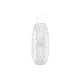 Candleholder Home ESPRIT White wicker Crystal 34 x 34 x 80 cm