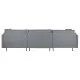 Sofá Chaise Longue DKD Home Decor Gris Metal Moderno 276 x 152,5 x 84 cm