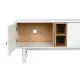 Mueble de TV Home ESPRIT Blanco Natural Polipropileno Madera MDF 140 x 40 x 55 cm