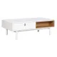 Centre Table Home ESPRIT White Natural Polyurethane MDF Wood 120 x 60 x 40 cm