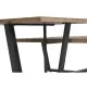 Mesa de Centro Home ESPRIT Negro Natural Metal Madera de abeto 118 x 78 x 45 cm