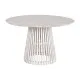 Dining Table Home ESPRIT White Mindi wood 120 x 120 x 75 cm