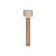 Lámpara de Pie Home ESPRIT Beige Natural Madera de mango 220 V 41,5 x 41,5 x 158 cm
