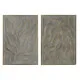 Wall Decoration Home ESPRIT Golden Modern 67,5 x 2,5 x 97 cm (2 Units)