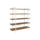 Shelves Home ESPRIT White Metal Fir 150,5 x 44 x 170 cm
