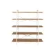 Shelves Home ESPRIT White Metal Fir 150,5 x 44 x 170 cm